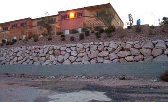 Nevada BMP Field Guide June 2008 Good use of an engineered retaining wall to break up slope, reduce slope angle, and