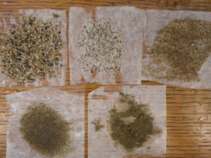 Soil Evaluator Day 2, Presentation 3-3/27/18 USDA TEXTURAL CLASSES > 2 mm Gravel or larger (not soil) > 1 mm < 2. mm Very Coarse Sand (vcs) >.5 mm < 1. mm Coarse Sand (cs) >.25 mm <.