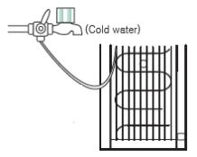 4. INSTALLATION PROCEDURES A. Install drip tray below faucet. B. Thoroughly clean the dual float valve, the cooling tank and baffle.