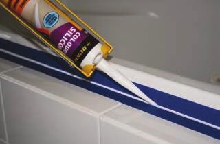 TIP Cut nozzle neatly as jagged edges create furrows in the caulking bead.