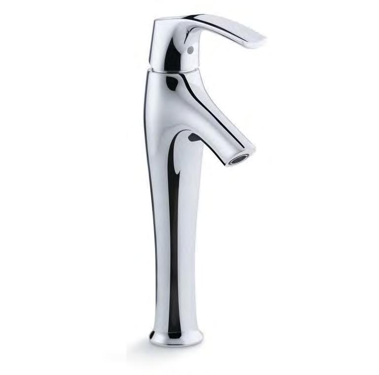 102 Bathroom Symbol Symbol Tall Single-Handle Sink Faucet K-19774-4-CP Unadorned yet thoughtfully designed, Symbol has the confidence to stand up and be noticed.