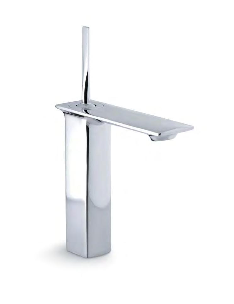 108 Bathroom Stance Stance Tall Single-Handle Sink Faucet K-14761-4-CP A definitive expression of contemporary design, the Stance faucet collection asserts itself with strong,