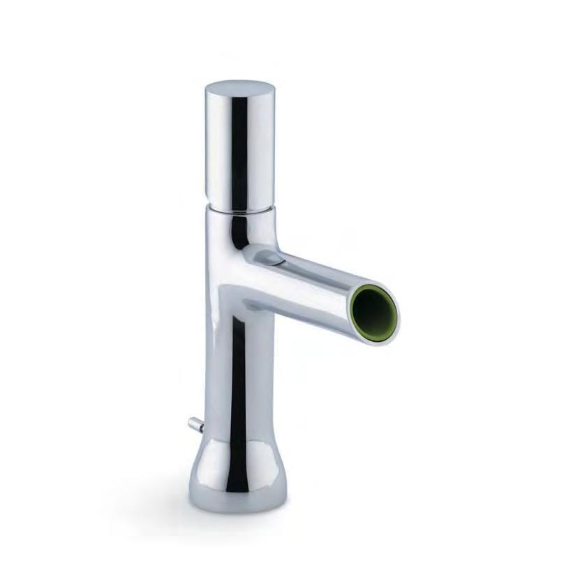110 Bathroom Toobi Toobi Single-Handle Sink Faucet K-8959-7-CP A fusion of pop culture and Asian-inspired sensibilities, the Toobi collection re-imagines water delivery for the modern bathroom.