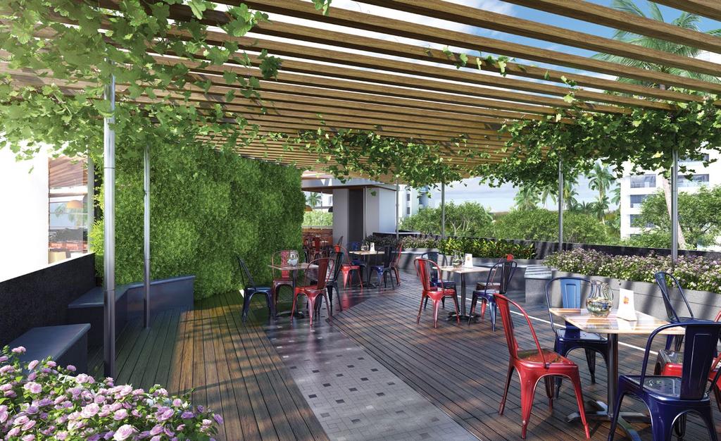 23 TERRACE FLOOR GARDEN RESTAURANT To plant a garden is to believe in tomorrow Enjoy the setting sun while you sip-on your