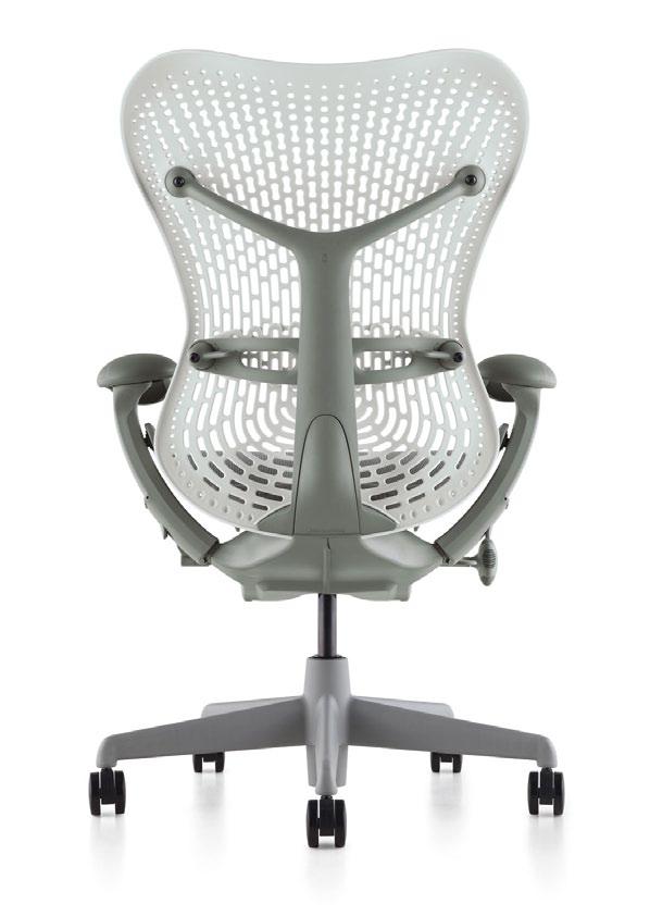 Mirra Overview Mirra evolved from the vision of the designers at Studio 7.5 for a chair that reacts to what people do.
