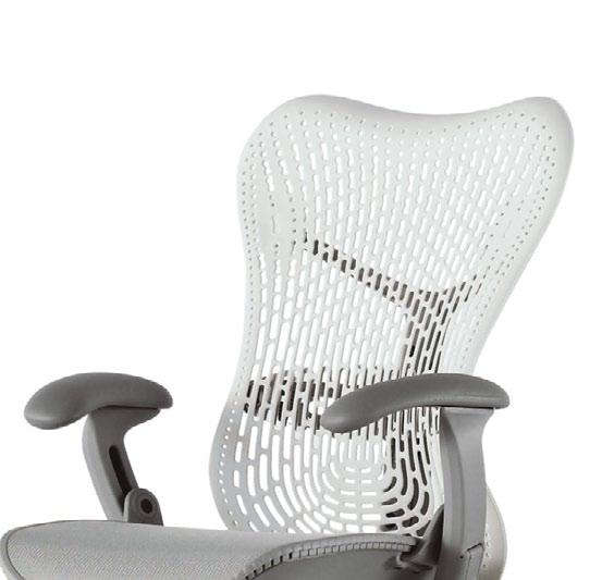 INTRODUCTION art & science of seating chairs matrix Advancing the Art and Science of Seating Mirra Work Chair Studio 7.5, 2003 Mirra was the first chair to provide zoned support in its back design.
