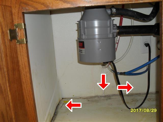 5.5 Tenant own the appliance. Not fixed into kitchen. 5.6 The cabinet doors appears functional at the time of inspection The cabinet under the kitchen sink was bubble and rodded from previous leak.