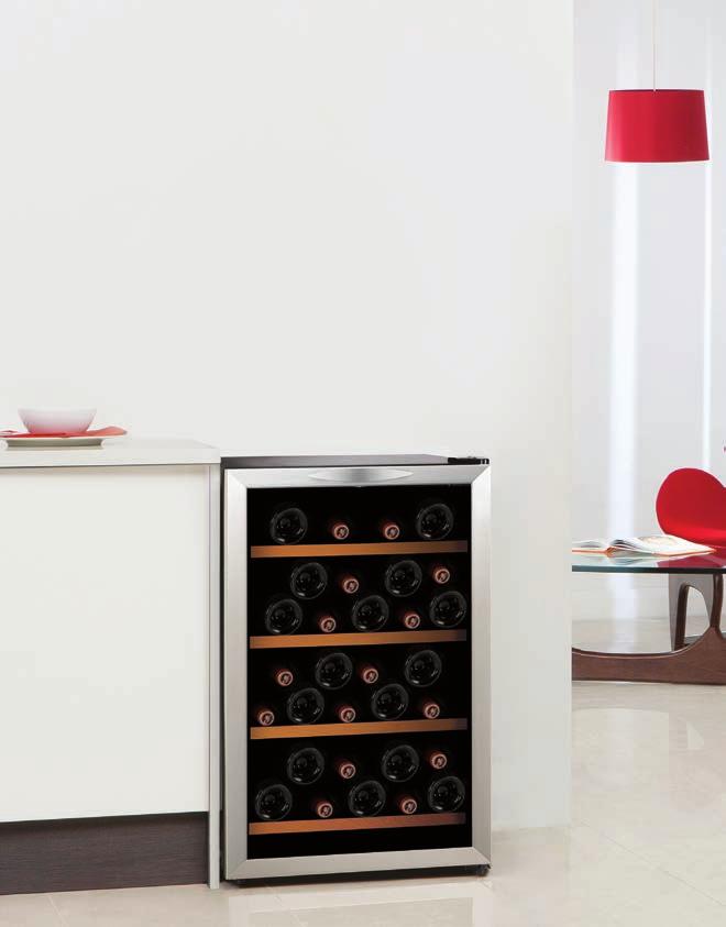 freestanding consistency cabinets is key WF332 Freestanding single zone wine cabinet H 840mm Key Features No frost compressor cooling technology maintains a consistent temperature Single temperature