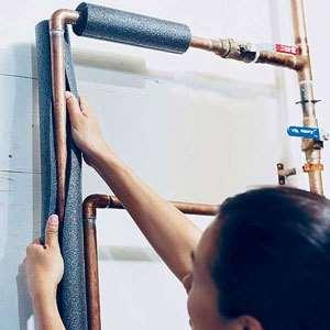 Insulate your pipes. Heat escapes when pipes are not insulated, making your hot water heater work harder.