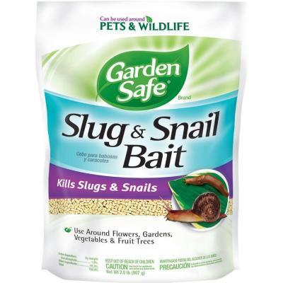 Snails & Slugs Slug & Snail Bait Sprinkle a few pellets on top of