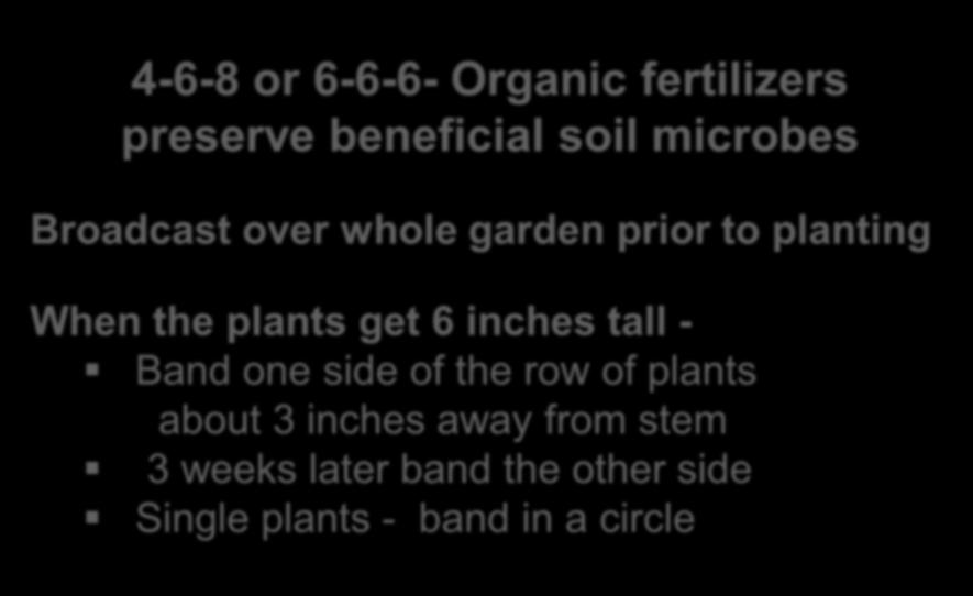 beneficial soil microbes Broadcast