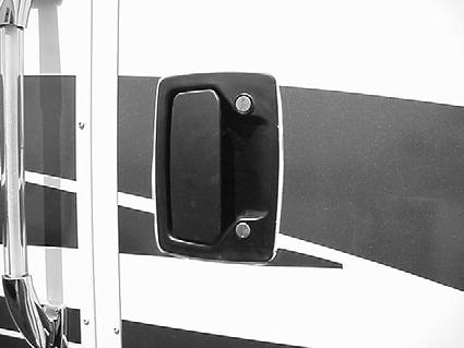 SECTION 2 DRIVING YOUR MOTOR HOME CAUTION When releasing security night lock, be sure to retract bolt before opening door latch to prevent drag on bolt pin.