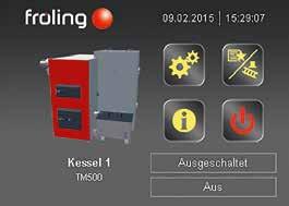 Systematic convenience Feature: NEW: Froling SPS 4000 controller Advantages: powerful SPS controller with 5.