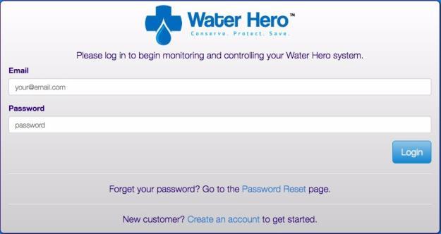 Access or Create Water Hero Account (Browser) 1. Using your device (i.e. computer, tablet, or mobile device); open a web browser.