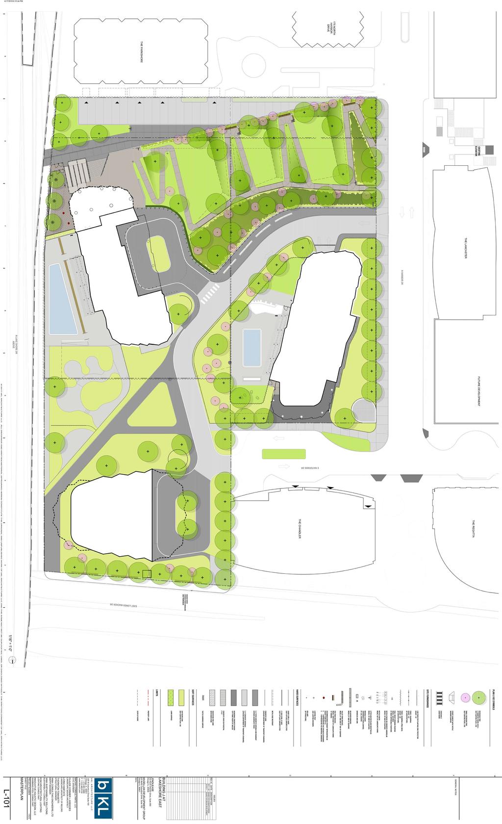MODIFICATION IMPLEMENTED: MORE USABLE, CONTIGUOUS & ACTIVE GREEN SPACE PROVIDED 4 ROAD SHIFTED NORTH BY 46 TO ENLARGE PARK SPACE BUILDING J BUILDING K/L VALLEY SLOPE (SHRUBS) ACCESSIBLE PATH 5% MAX.
