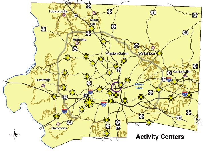 Retrofitting or redevelopment of older commercial areas Many centers only commercial development Walkability, access, and traffic