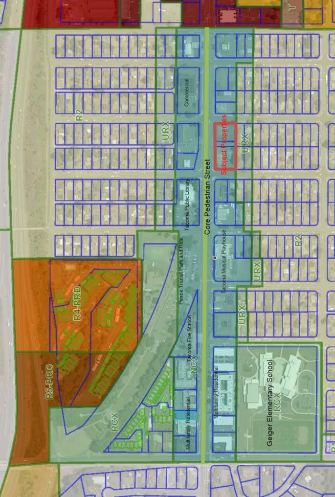Area of Applicability As depicted in the map (left), the subject site (including three tax parcels, with two addresses) is situated in the Narrows Neighborhood Center, within the zoning district of
