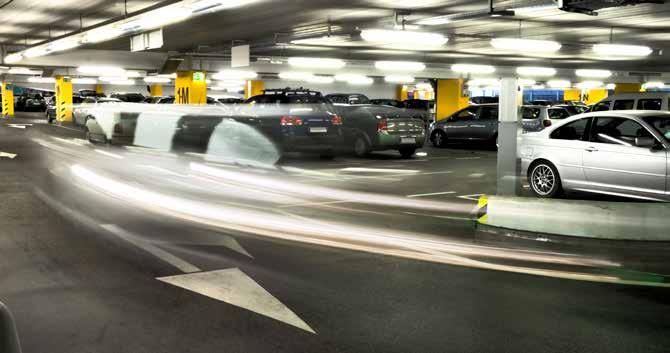 Lighting control in parking areas The challenge Lighting is a significant operating expense for parking areas. Large areas are lit up, often 24 hours per day, even in times of no presence.