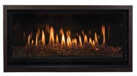 FIREPLACE OPTIONS Screen Fronts Available finishes: Black, Rust, Titanium, Brushed Nickel Overlay and Antique Copper