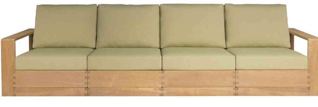 12545 Poolside Elevated Four-Seat Sofa WIDTH 112 (284cm) DEPTH 37 (94cm) HEIGHT 30.