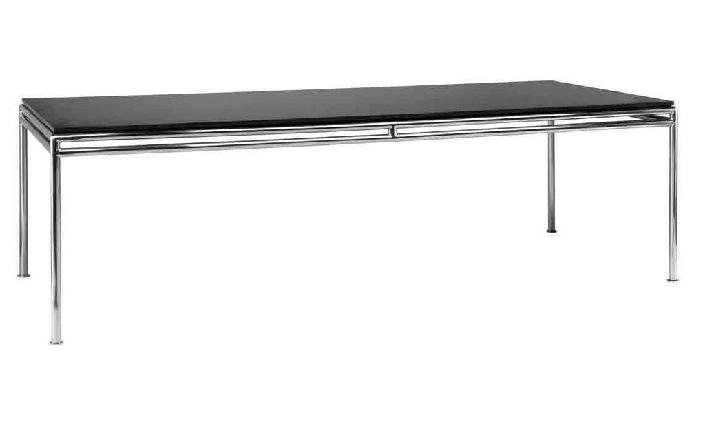 75 (4cm) 35196DS Mariner 316 Rectangular Dining Table with Datcha Stone Top WIDTH 96 (244cm) DEPTH 42 (107cm) HEIGHT 30 (76cm) BASE SPREAD 96 (244cm) EDGE HEIGHT 0.