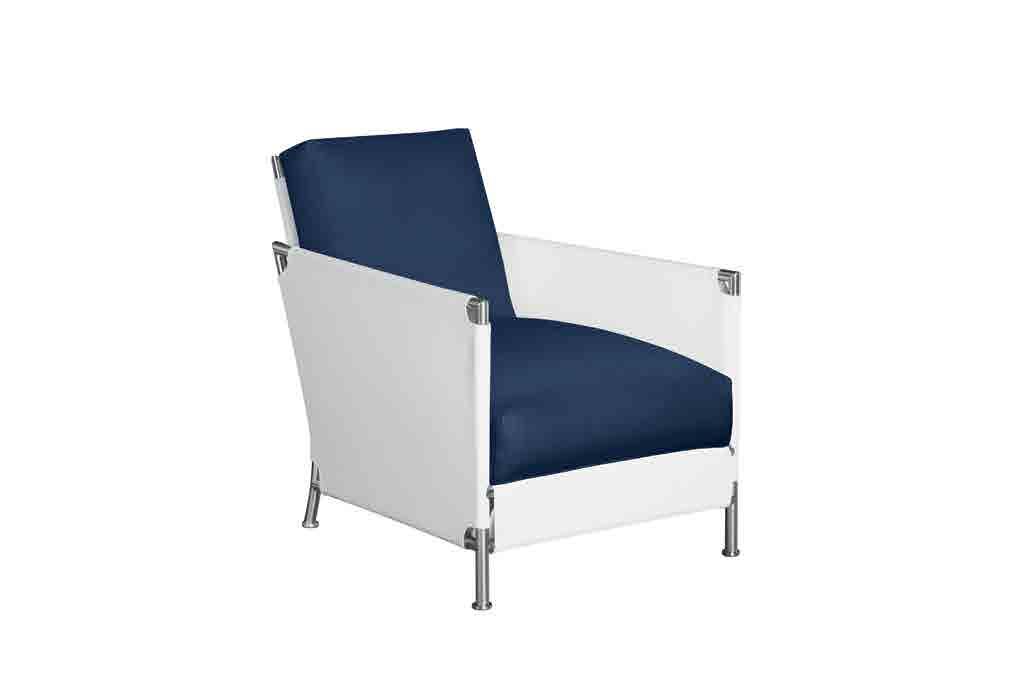 5 (62cm) HEIGHT 34 (86cm) SEAT HEIGHT 18 (46cm) Removable frame covers Upholstery and cushion fabric