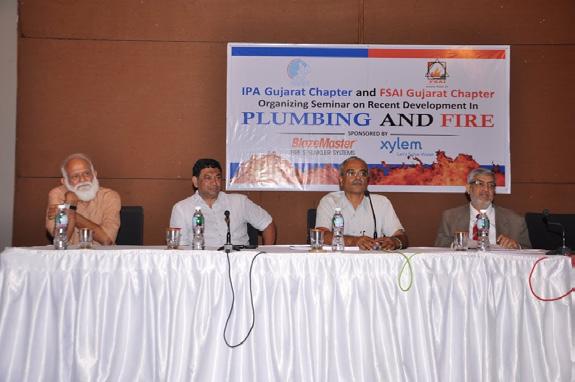 RECENT DEVELOPMENT IN PLUMBING AND FIRE Half-day Network Meet & Seminar - 20th July 2013 Ahmedabad Fire & Security Association of India (Gujarat Chapter) had organized a half day Network-Meet &