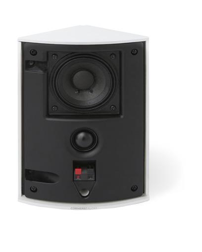 Cornered Ci2 FEATURES 2 1/2 woofer 3/4 dome tweeter Triangular ABS cabinet IP54 rated Mounts without brackets Hidden cable connection COLOURS Description DATA Ci2 is an ultra compact 2-way full-range