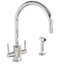 rinse (p38). The Orbiq spray rinse handle and bench mount are cylindrical to perfectly harmonise with the tap. 226 40 Max N.