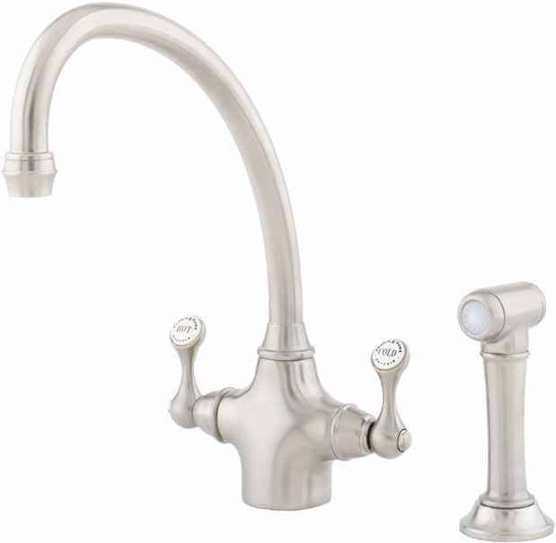 Etruscan The Etruscan is a blend of modern and traditional design, from its delicate handles with porcelain hot and cold indices to its gently curved spout.