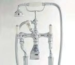 Indulgent, but also practical, an elegant bath shower mixer combines a generous, wide bath fill with a