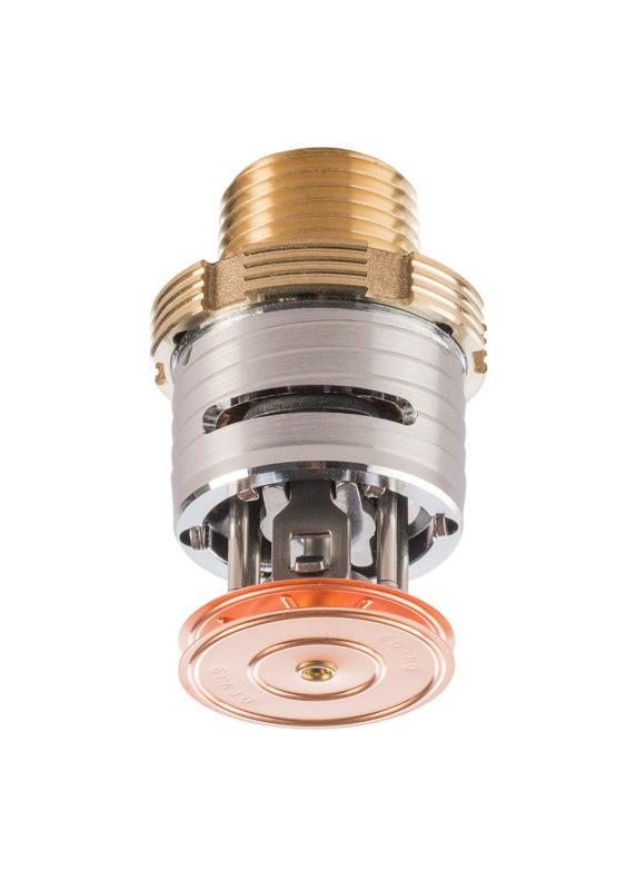 General Description The Model RD107 Commercial Flat Concealed Sprinklers are automatic sprinklers of the compressed fusible solder type. These are decorative and standard response.