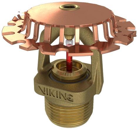 Page 1 of 5 1. DESCRIPTION Viking Standard/Quick Response Extended Coverage Ordinary Hazard (ECOH) Upright Sprinkler VK570 is a thermosensitive glass bulb spray sprinkler with a 14.