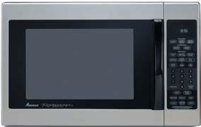 Capacity 1,100 Watts 24-Hour Digital Clock 3 Program Levels Easy Cook Pad * Able To Be Built In Trim Kits Available 5 Sensor