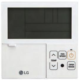 LG Solution 166 167 STANDARD WIRED REMOTE CONTROLLER Providing easy control of one or a group of indoor units with various functions SIMPLE WIRED REMOTE CONTROLLER A simple way to control office or