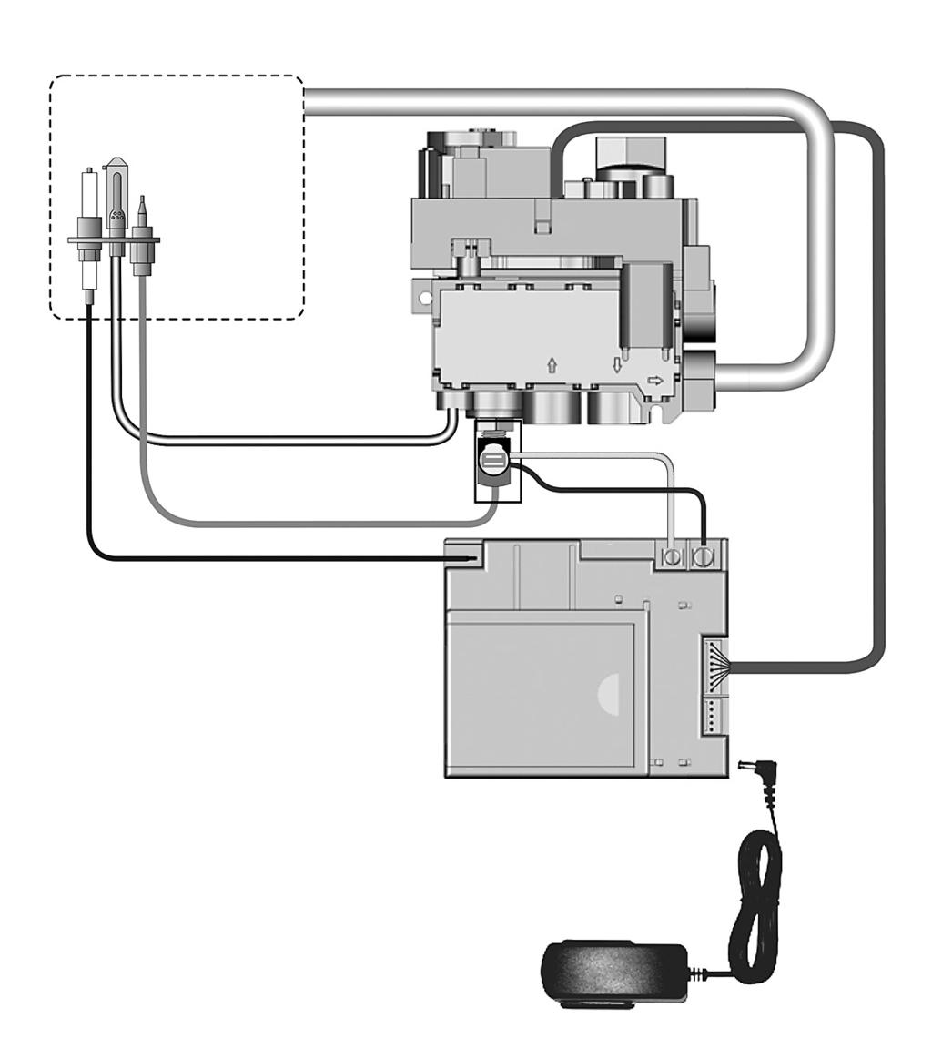 Servicing Instructions - Replacing Parts 10. Control Box 10.1 Remove the two screws securing the Control Box heat shield and lift away, see Diagram 23. 23 11. Main Injector 11.
