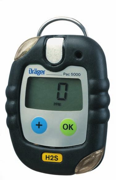 13 DRÄGER GAS DETECTION Shown Actual Size The innovative single gas instrument with reliable monitoring of ambient air.