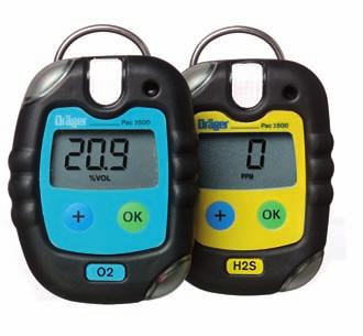 Providing quick detection of carbon monoxide, hydrogen sulfide or oxygen, these robust single gas detectors are made specifically to fit industrial safety requirements.