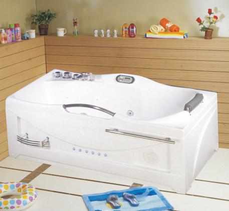 MULTI FUNCTION BATH TUBS Tunis Whirlpool Dimensions : 1730x890x730mm W0903W I 156000 Features : Whirlpool System with Spine Jets and Swirl Jets Bath Tub Filler Hand Shower Air &