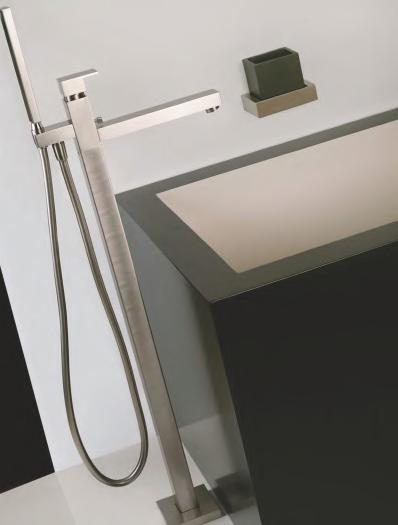 flexible hose Stand for fixing on floor Tub Filler Square Dimensions : 900x240mm