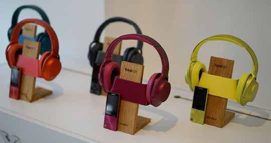 What we made: Wooden headphone