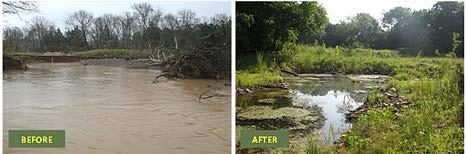 Stream Restoration Restoration of stream to a more natural state Reduction of non-point source pollution using