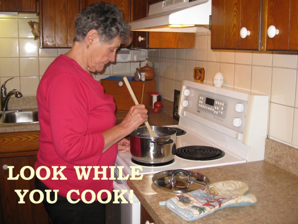 Slide 6 As mentioned, cooking is a leading cause of home fires, so you must be aware of all the hazards that lurk around the stove.