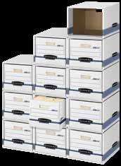 FILE/CUBE Box Shell EXTRA SPACE-SAVING Stacks 5 high to save floor space Keeps your