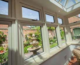 You can choose from highly efficient double or triple glazed units, attaining U-values of 0.