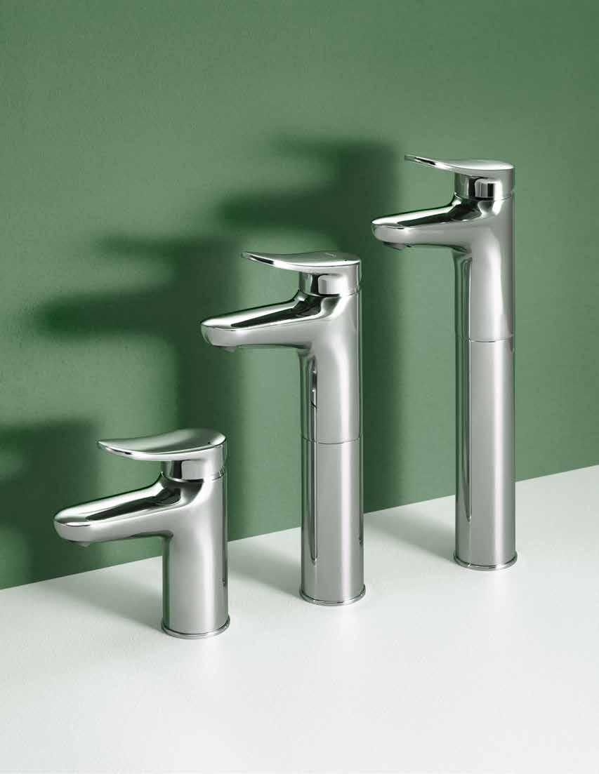 34 FAUCET & SHOWER SPRING LAUNCH Powerful presence in a