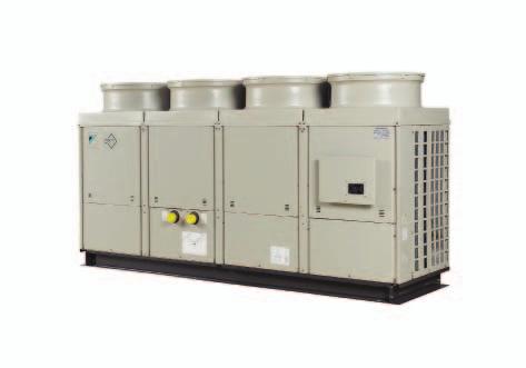EUWY(N-P-B)-KBZW1 Air cooled scroll heat pump μc²se EUWY(N-P-B)-KBZW1 Daikin scroll compressor Reduced installation time thanks to integrated pump and/or buffer tank Possibility for a 200l buffer