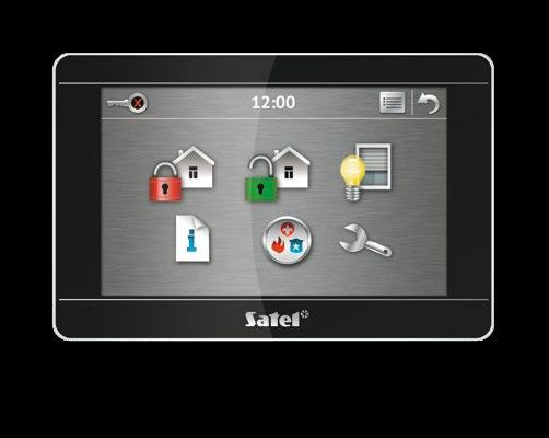 Tap on the icon to go to the menu which allows you to check the status of partitions in the system, as well as the status of devices connected to the control panel, such as detectors.