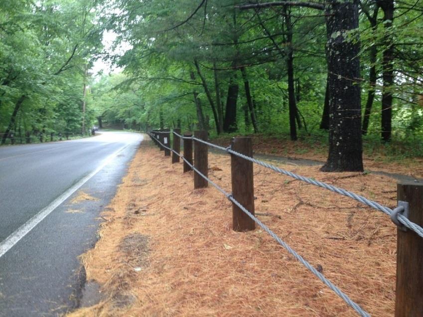 2.4 Cable Guardrail Cable guardrail is classified as a flexible barrier system.