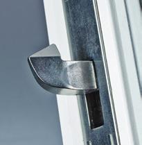 Rationel SBD doors 1 2 3 A three-point espagnolette locking mechanism is